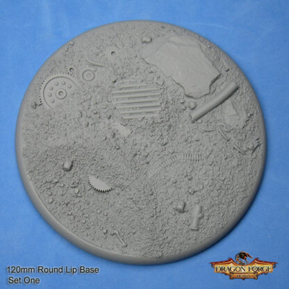 120 mm Base with Round Lip The Wastelands Set One (1) Package of 1 Base