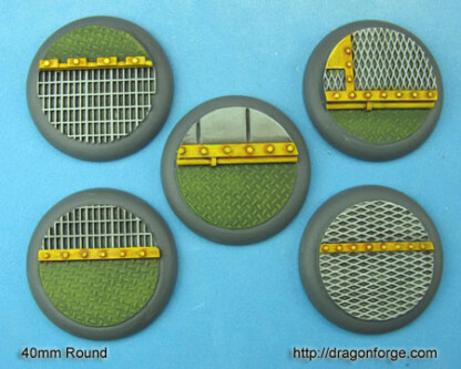 40 mm Round Lip Base Teck-Deck Set One (1) Package of 5 Bases