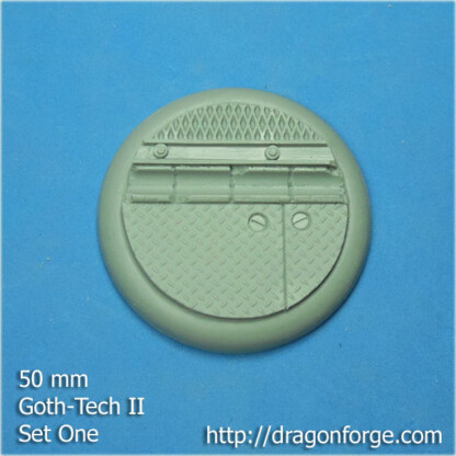 Goth-Tech 50 mm Base with Round Lip Set Three (3) 50 mm Base with Round Lip Goth-Tech Set Three (3) Package of 1 Base