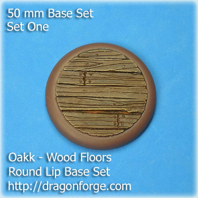50 mm Base Round Lip Base Style Oakk Wood Floors Set One (1) Package of 1 Bases