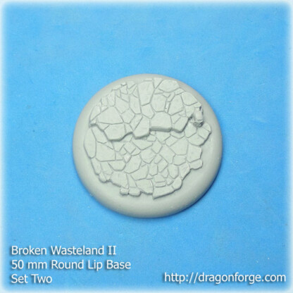 50 mm Base with Round Lip Broken Wastes Set Four (4) Package of 1 Base