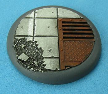 50 mm Base with Round Lip Concrete Set One (1) Package of 1 Base