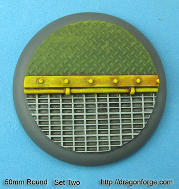 50 mm Round Lip Base Teck-Deck Set Two (2) Package of 1 Base
