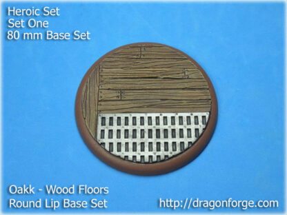 Oakk Wood Floors 80 mm Heroic Round Lip Base Set One (1)