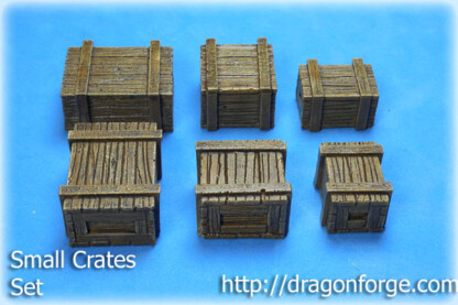 Small Wooden Crates Oakk Wood Floors Set One (1) Package of 6 Crates