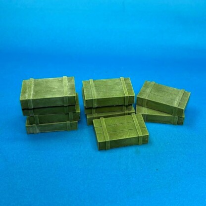 ES Ammo Crates Set of 10 Crates Set One (1) Diorama Details Build It Bits Set Two (2) 10 Ammo Crates Set contains 10 parts to create your own  bases and diorama projects.