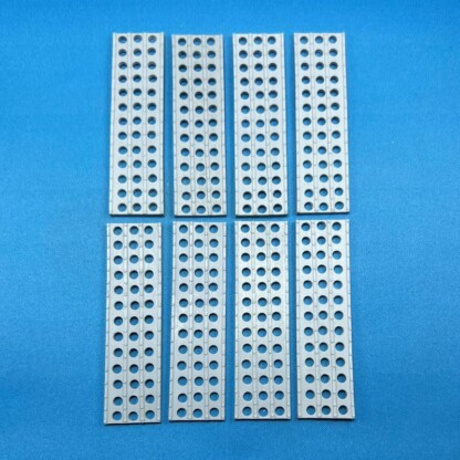 Build It Bits Diorama Details PSP Perforated Steel Plating Set One (1) Contains 8 Pieces