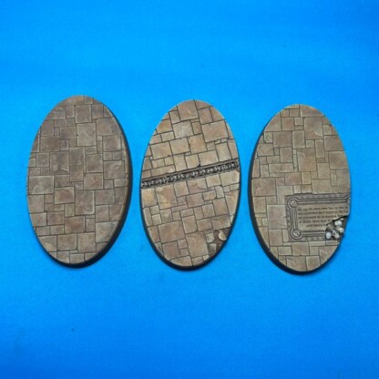Painted Sanctuary 90 mm x 52 mm Oval Base Set of all 3 variants Sanctuary Painted Sanctuary 90 mm x 52 mm Oval Base Set of all 3 variants Set of 3 Bases  