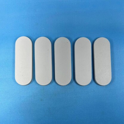 25 mm x 70 mm Solid Pill Shaped Base Blank with Bevel Edge Set One (1) 25 mm x 70 mm Solid Pill Shaped Base Blank Solid Set One (1) Package of 5 Blanks