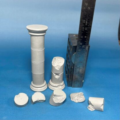 Ancient Ruins Diorama Details Colossal Pillar Set One (1) Ancient Ruins Ancient Ruins Diorama Details Colossal Pillar Set Set One (1) Set contains 14 cast resin pieces.