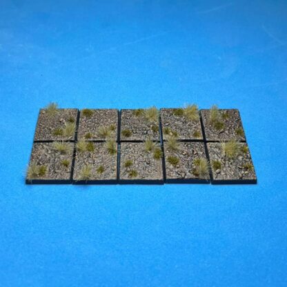 25 mm x 25 mm Universal Rough Terrain (U.R.T) Square Base Set One (1) 25 mm x 25 mm Universal Rough Terrain (U.R.T) Square Base Set Set One (1) Package of 10 Bases