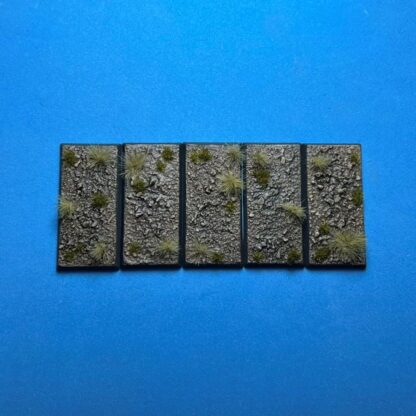 25 mm x 50 mm Universal Rough Terrain (U.R.T) Square Base Set One (1) 25 mm x 50 mm Universal Rough Terrain (U.R.T) Square Base Set Set One (1) Package of 5 Bases