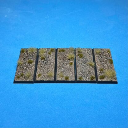 25 mm x 50 mm Universal Rough Terrain (U.R.T) Square Base Set One (1) 25 mm x 50 mm Universal Rough Terrain (U.R.T) Square Base Set Set One (1) Package of 5 Bases